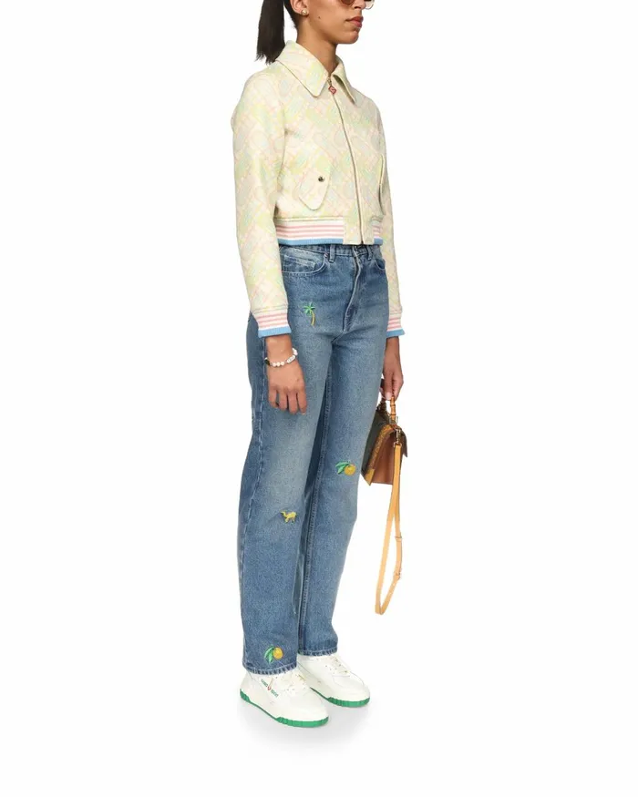 Casablanca Paris Outerwear Ping Pong Bomber Jacket 8211 Women Casablanca Paris Outerwear Ping Pong Bomber Jacket 8211 Women