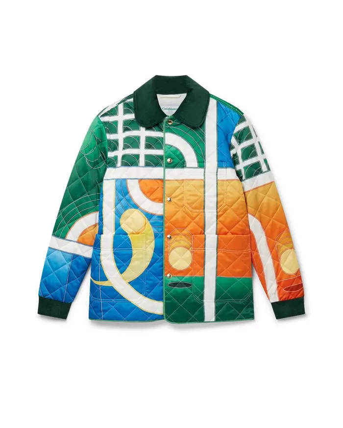 Casablanca Paris Outerwear Reve De Tennis Quilted Jacket 8211 Men