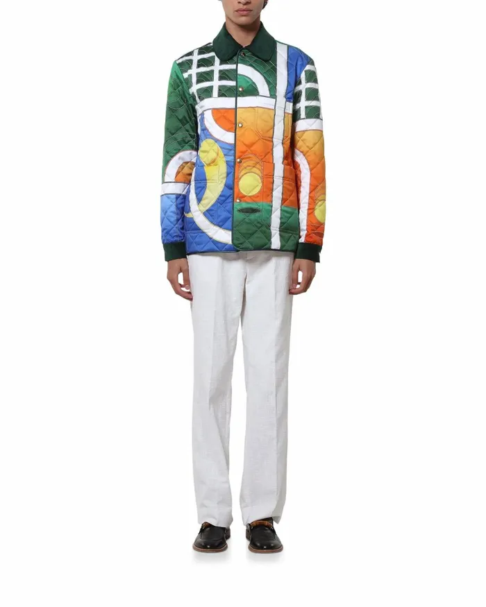 Casablanca Paris Outerwear Reve De Tennis Quilted Jacket 8211 Men