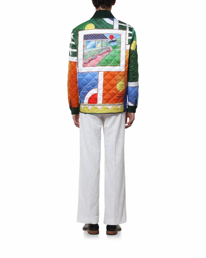 Casablanca Paris Outerwear Reve De Tennis Quilted Jacket 8211 Men