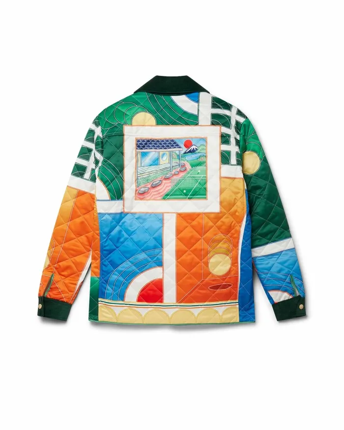 Casablanca Paris Outerwear Reve De Tennis Quilted Jacket 8211 Men
