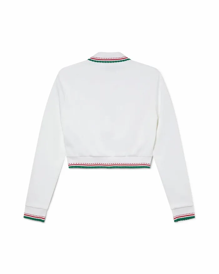 Casablanca Paris Outerwear Scallop Edge Track Top 8211 Women Casablanca Paris Outerwear Scallop Edge Track Top 8211 Women