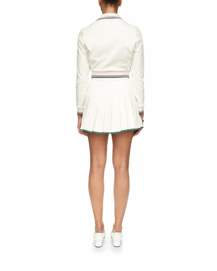 Casablanca Paris Outerwear Scallop Edge Track Top 8211 Women Casablanca Paris Outerwear Scallop Edge Track Top 8211 Women