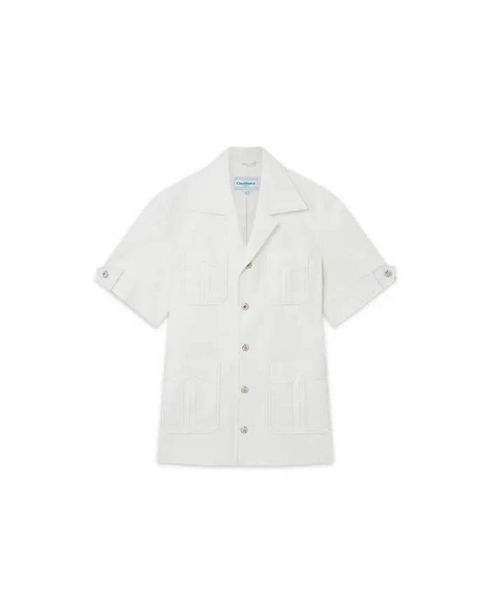 Casablanca Paris Outerwear Short Sleeve Safari Jacket 8211 Men