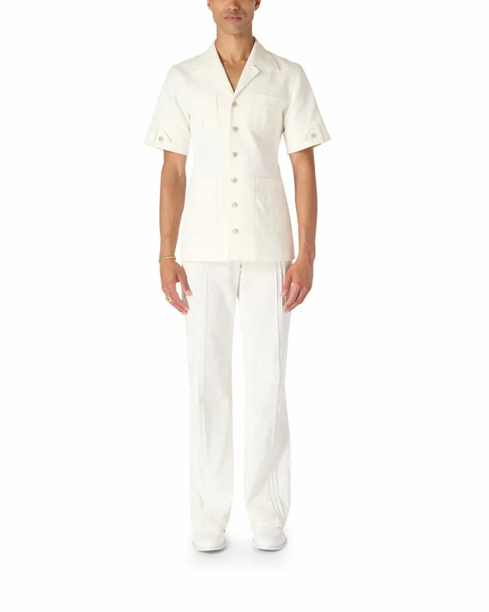 Casablanca Paris Outerwear Short Sleeve Safari Jacket 8211 Men Casablanca Paris Outerwear Short Sleeve Safari Jacket 8211 Men