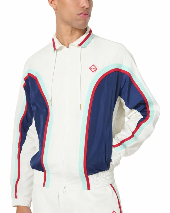 Casablanca Paris Outerwear Side Panelled Track Jacket 8211 Men Casablanca Paris Outerwear Side Panelled Track Jacket 8211 Men
