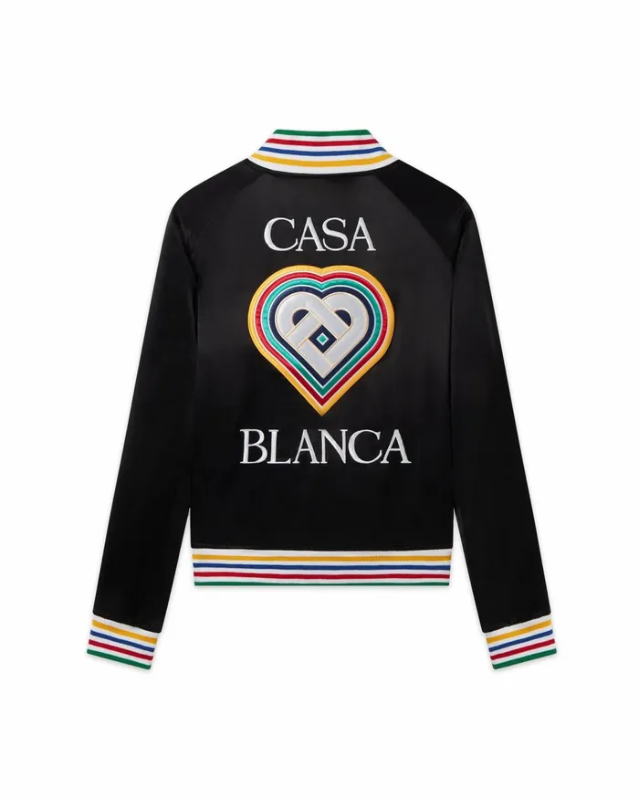 Casablanca Paris Outerwear Souvenir Silk Jacket 8211 MenWomen
