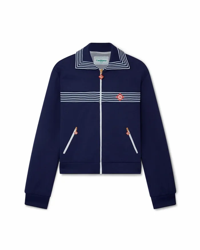 Casablanca Paris Outerwear Striped Track Top 8211 Men