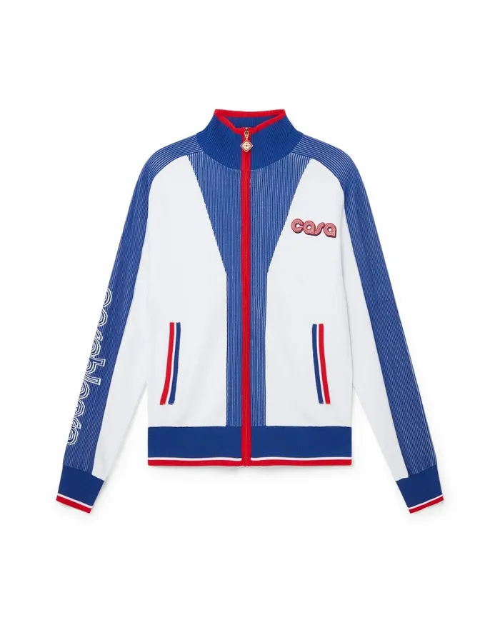 Casablanca Paris Outerwear Technical Knit Tracksuit Top 8211 Men