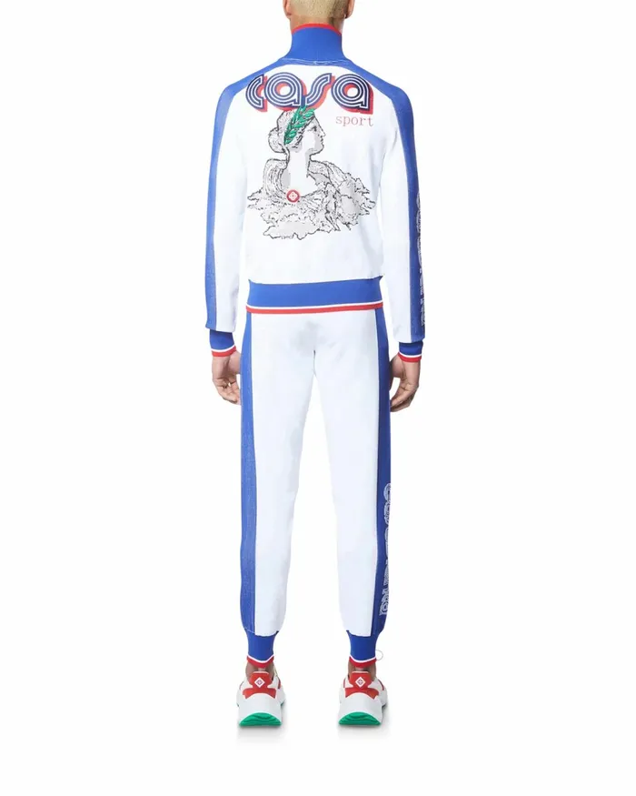 Casablanca Paris Outerwear Technical Knit Tracksuit Top 8211 Men