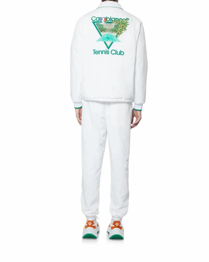 Casablanca Paris Outerwear Tennis Club Icon Coach Jacket 8211 Men