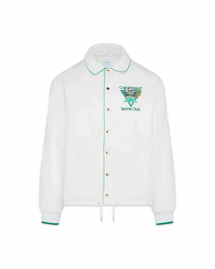 Casablanca Paris Outerwear Tennis Club Icon Coach Jacket 8211 Men