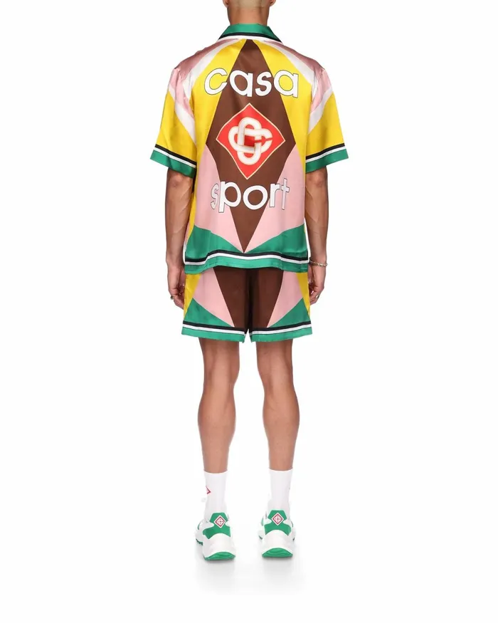 Casablanca Paris Shirts Casa Sport Silk Shirt 8211 MenWomen Casablanca Paris Shirts Casa Sport Silk Shirt 8211 MenWomen