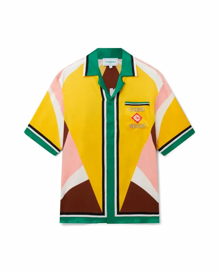 Casablanca Paris Shirts Casa Sport Silk Shirt 8211 MenWomen Casablanca Paris Shirts Casa Sport Silk Shirt 8211 MenWomen