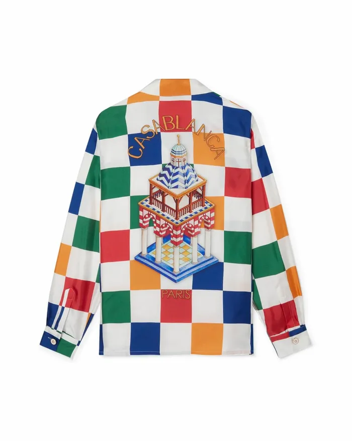 Casablanca Paris Shirts Casablanca Primary Check Shirt 8211 MenWomen