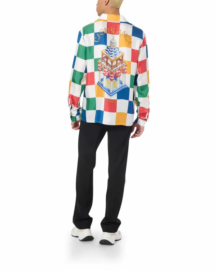 Casablanca Paris Shirts Casablanca Primary Check Shirt 8211 MenWomen Casablanca Paris Shirts Casablanca Primary Check Shirt 8211 MenWomen
