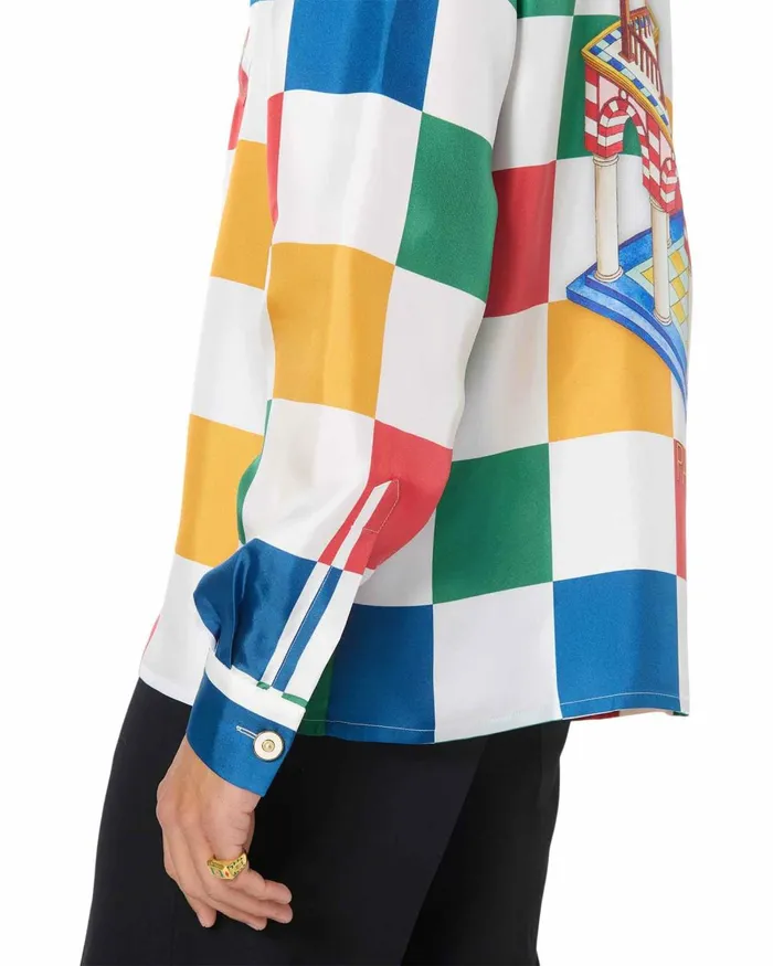 Casablanca Paris Shirts Casablanca Primary Check Shirt 8211 MenWomen Casablanca Paris Shirts Casablanca Primary Check Shirt 8211 MenWomen