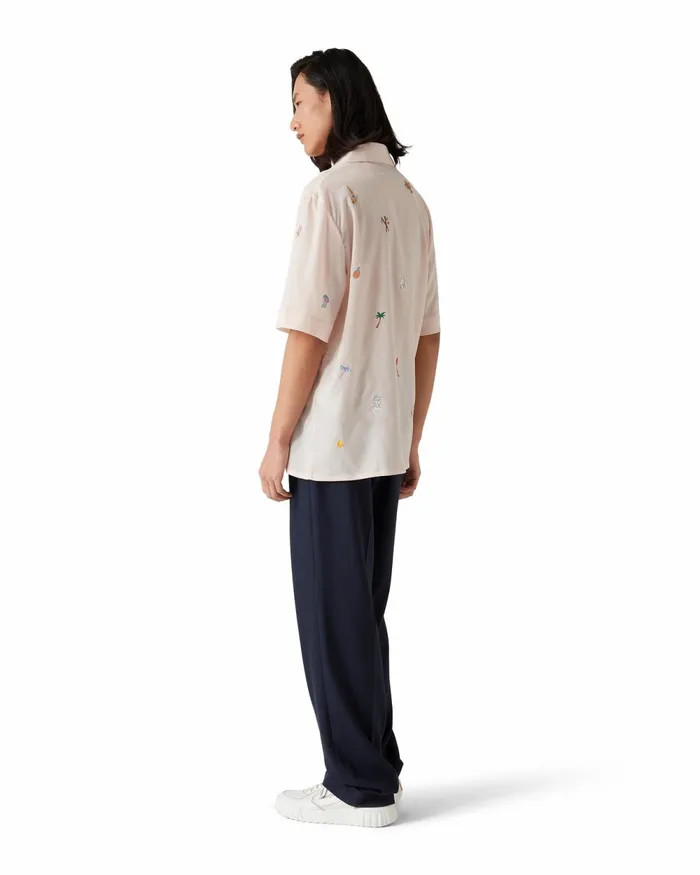 Casablanca Paris Shirts Embroidered Motif Shirt 8211 MenWomen