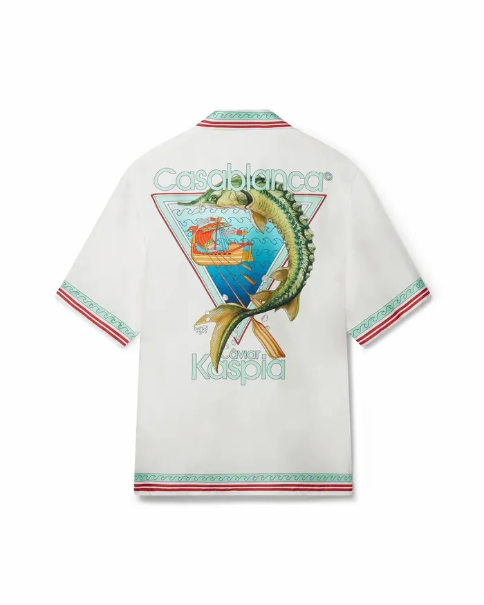 Casablanca Paris Shirts Kaspia Caviar Club Shirt 8211 Men