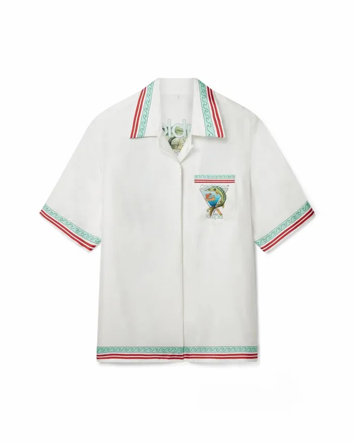 Casablanca Paris Shirts Kaspia Caviar Club Shirt 8211 Men