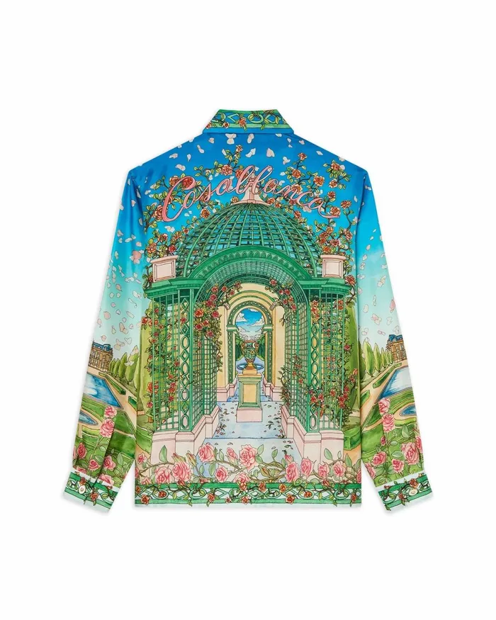Casablanca Paris Shirts L039Amour En Fleur Silk Shirt 8211 Men