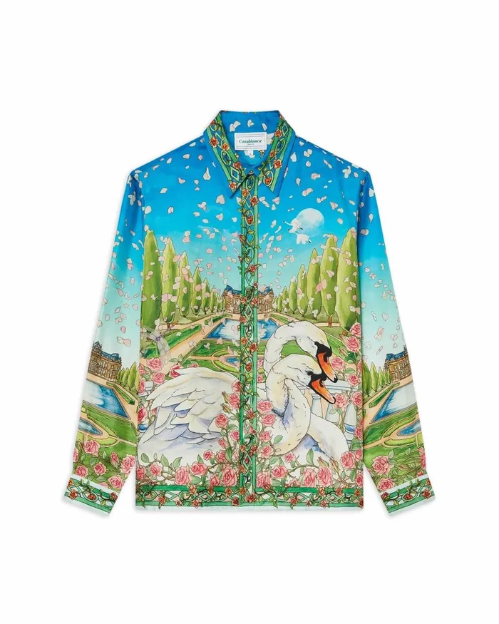 Casablanca Paris Shirts L039Amour En Fleur Silk Shirt 8211 Women