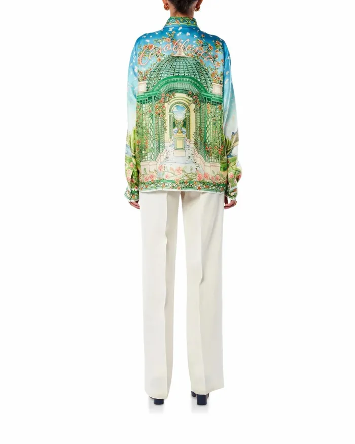 Casablanca Paris Shirts L039Amour En Fleur Silk Shirt 8211 Women Casablanca Paris Shirts L039Amour En Fleur Silk Shirt 8211 Women