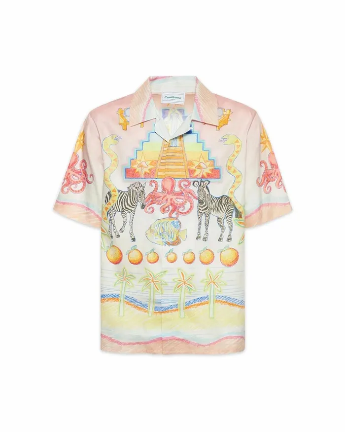 Casablanca Paris Shirts L039Arbre De Vie Shirt 8211 Men