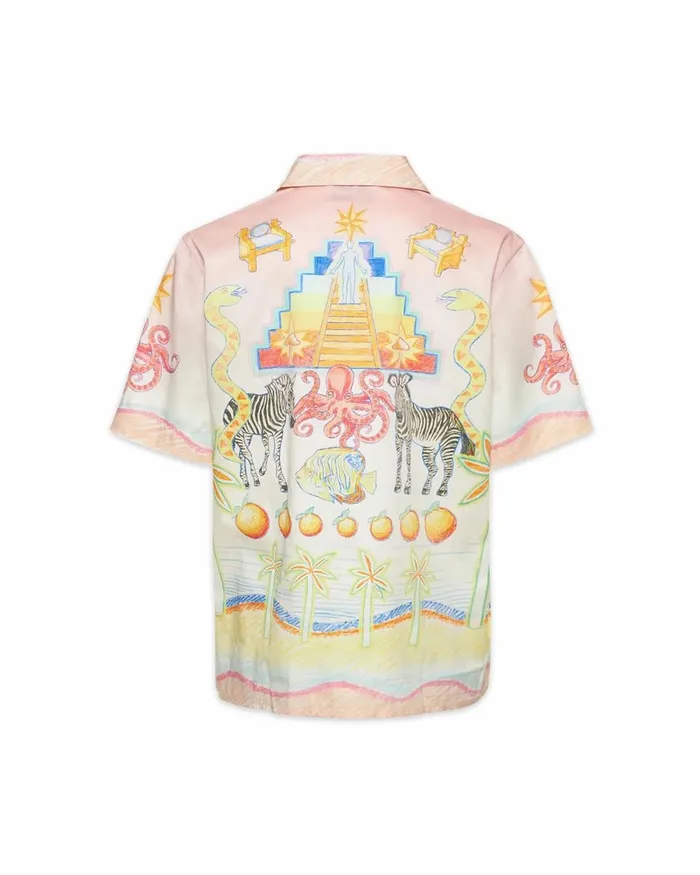 Casablanca Paris Shirts L039Arbre De Vie Shirt 8211 Men Casablanca Paris Shirts L039Arbre De Vie Shirt 8211 Men