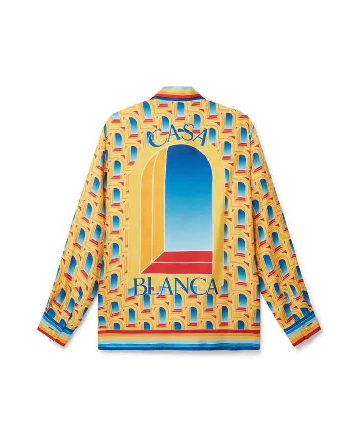Casablanca Paris Shirts L039Arche De Jour Silk Shirt 8211 Women