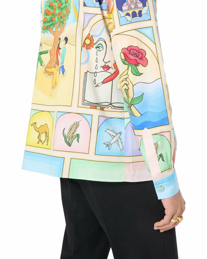 Casablanca Paris Shirts La Fable Cotton Shirt 8211 MenWomen Casablanca Paris Shirts La Fable Cotton Shirt 8211 MenWomen