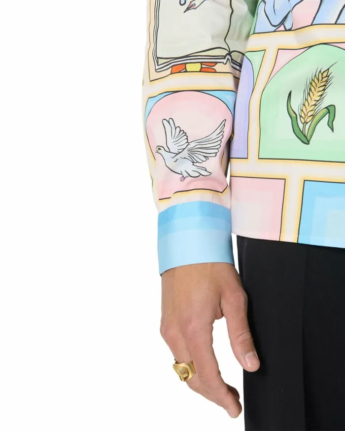 Casablanca Paris Shirts La Fable Cotton Shirt 8211 MenWomen Casablanca Paris Shirts La Fable Cotton Shirt 8211 MenWomen