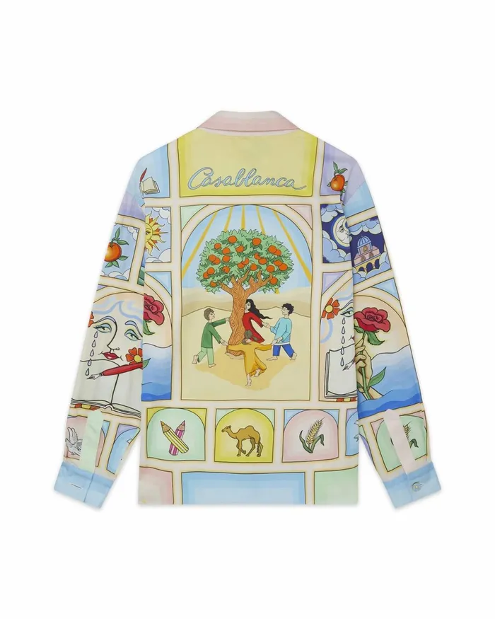 Casablanca Paris Shirts La Fable Cotton Shirt 8211 MenWomen Casablanca Paris Shirts La Fable Cotton Shirt 8211 MenWomen