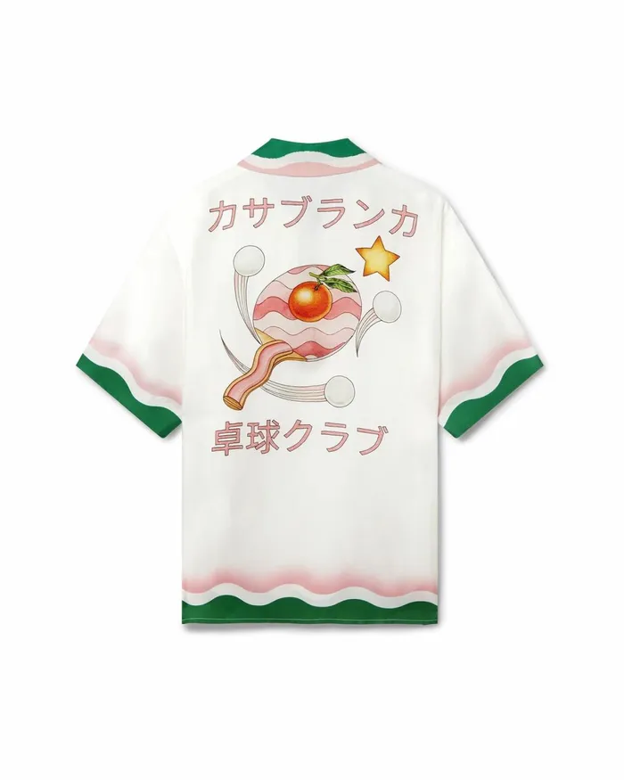 Casablanca Paris Shirts Le Jeu De Ping Pong Silk Shirt 8211 Women