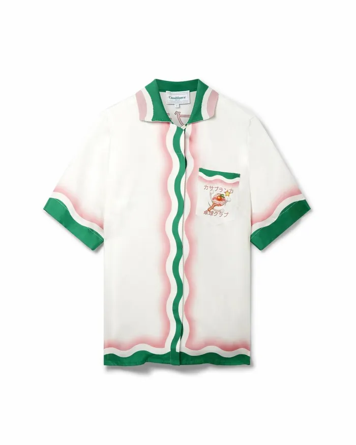 Casablanca Paris Shirts Le Jeu De Ping Pong Silk Shirt 8211 Women