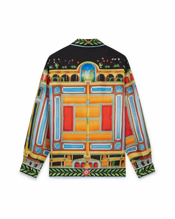 Casablanca Paris Shirts Le Palais En Fleur Silk Shirt 8211 MenWomen