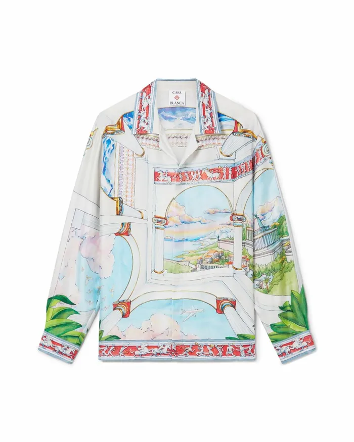 Casablanca Paris Shirts Le Passage Silk Shirt 8211 MenWomen