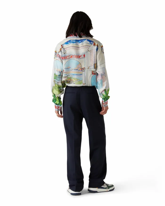Casablanca Paris Shirts Le Passage Silk Shirt 8211 MenWomen Casablanca Paris Shirts Le Passage Silk Shirt 8211 MenWomen