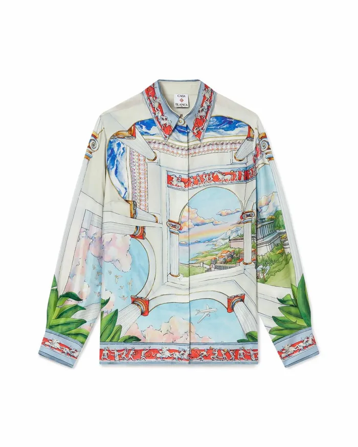 Casablanca Paris Shirts Le Passage Silk Shirt 8211 Women