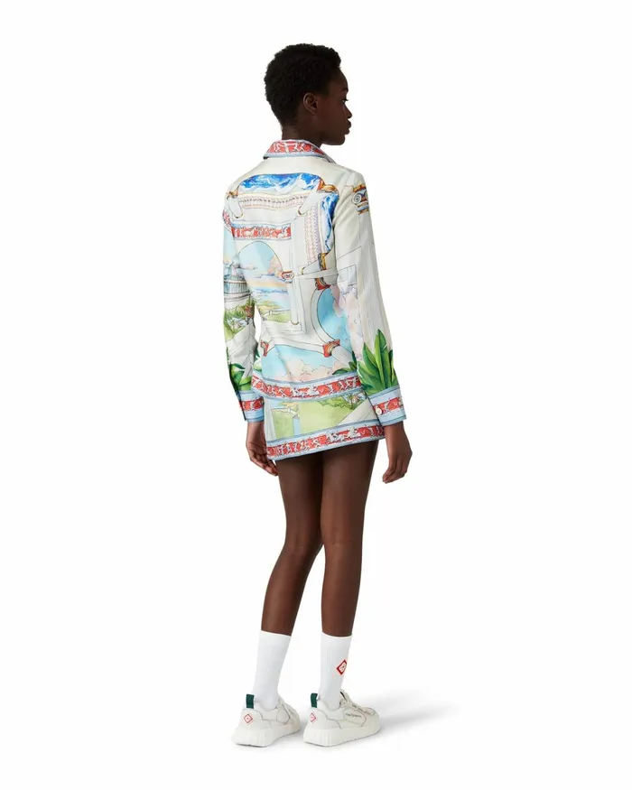 Casablanca Paris Shirts Le Passage Silk Shirt 8211 Women Casablanca Paris Shirts Le Passage Silk Shirt 8211 Women