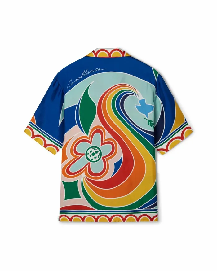 Casablanca Paris Shirts Le Pouvoir Des Fleurs Silk Shirt 8211 MenWomen Casablanca Paris Shirts Le Pouvoir Des Fleurs Silk Shirt 8211 MenWomen