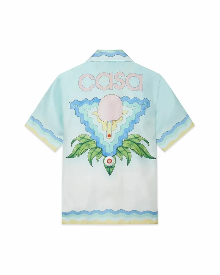 Casablanca Paris Shirts Memphis Icon Silk Shirt 8211 Women