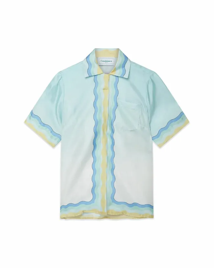 Casablanca Paris Shirts Memphis Icon Silk Shirt 8211 Women