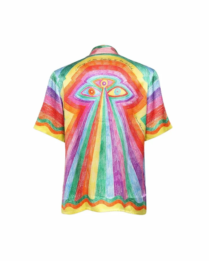 Casablanca Paris Shirts Mind Vibrations Silk Shirt 8211 Men Casablanca Paris Shirts Mind Vibrations Silk Shirt 8211 Men
