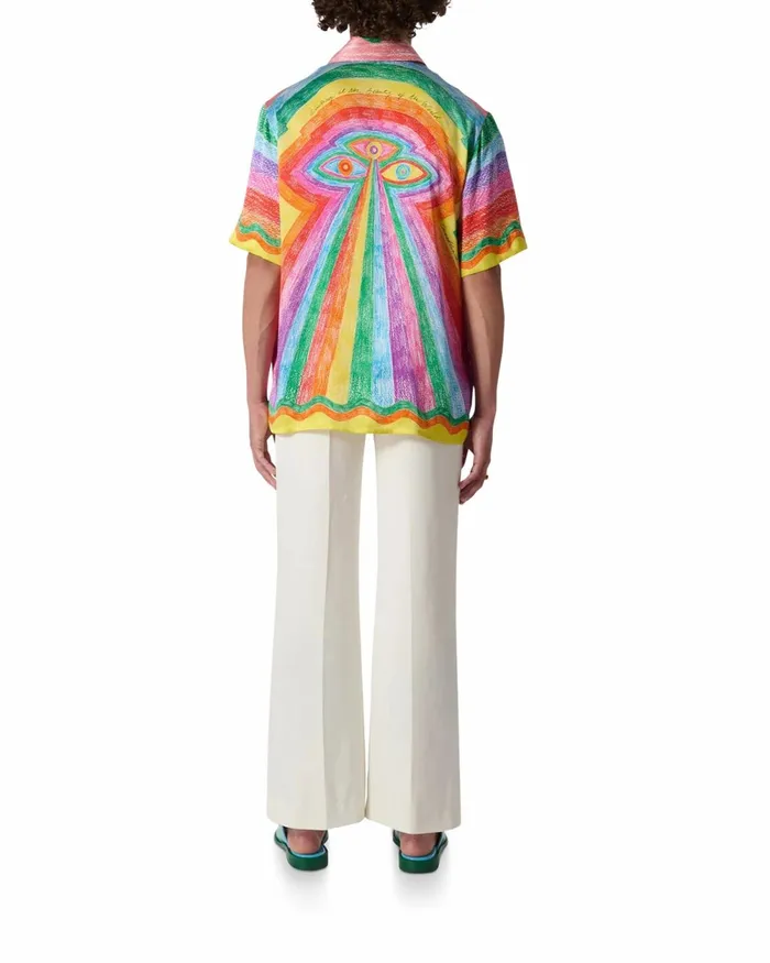 Casablanca Paris Shirts Mind Vibrations Silk Shirt 8211 Men Casablanca Paris Shirts Mind Vibrations Silk Shirt 8211 Men