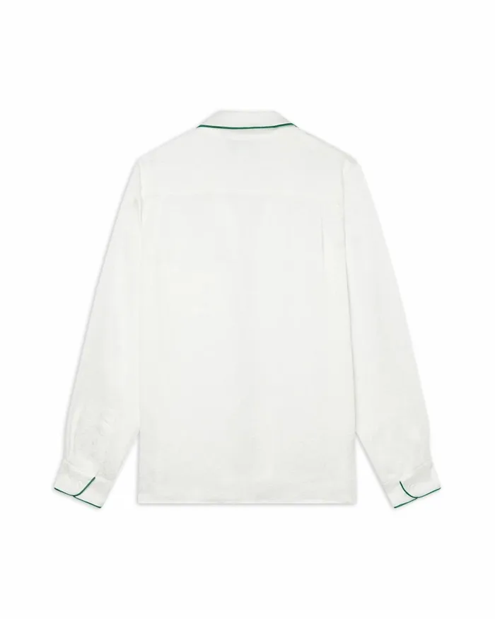 Casablanca Paris Shirts Monogram Pyjama Silk Shirt 8211 Men Casablanca Paris Shirts Monogram Pyjama Silk Shirt 8211 Men