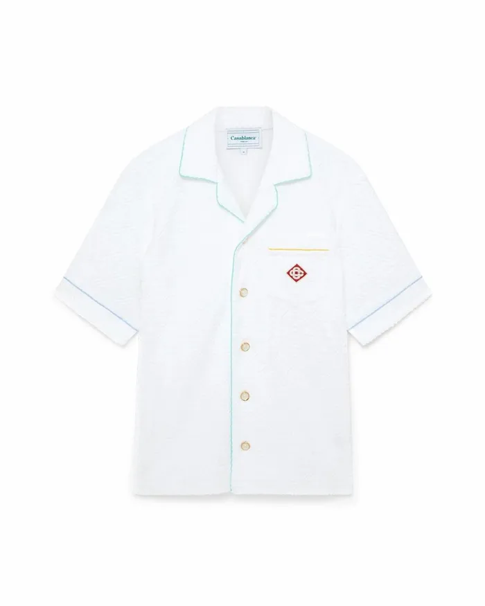 Casablanca Paris Shirts Monogram Towelling Shirt 8211 Men
