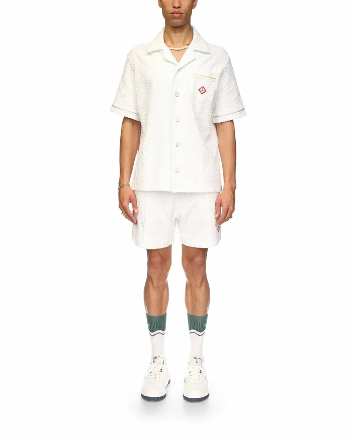 Casablanca Paris Shirts Monogram Towelling Shirt 8211 Men