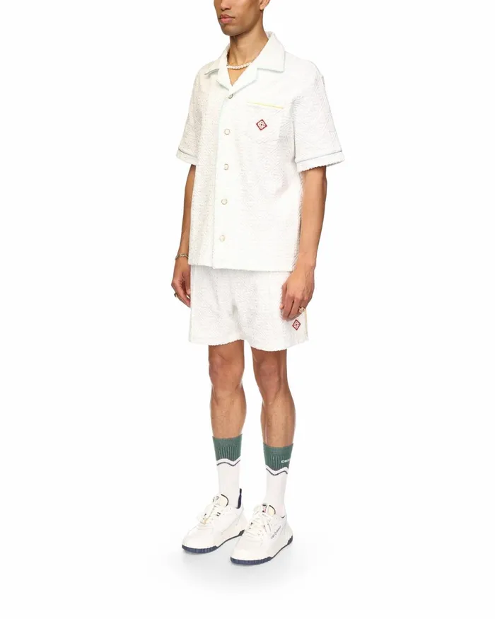 Casablanca Paris Shirts Monogram Towelling Shirt 8211 Men