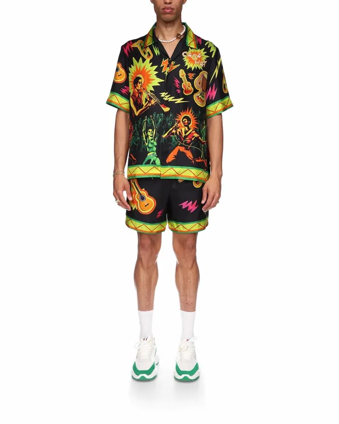 Casablanca Paris Shirts Music For The People Silk Shirt 8211 Men Casablanca Paris Shirts Music For The People Silk Shirt 8211 Men